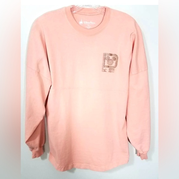 Disney Parks Tops - Disney Parks Spirit Jersey Walt Disney World Rose Gold metallic SZ XS NWOT